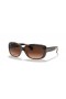 Ray-Ban RB4101 Jackie Ohh M (58 - 17) con lentes de color Rosa y la Tortuga Gafas de sol de montura