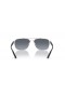 Ray-Ban RB3701 XXL (59 - 17) con lentes Azules y Gafas de sol de montura de Plata