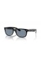 Ray-Ban RB2132 Nuevo Wayfarer La Sirenita M (55 - 18) con lentes Azules y Negro Gafas de sol de montura
