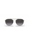 Ray-Ban RB3589 L (55 - 18) con Gris y lentes de marco Negro, Gafas de sol