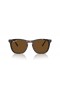 Ray-Ban RB2210 L (53 21) con lentes Marrones y la Tortuga Gafas de sol de montura