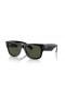 Ray-Ban RB0840S Mega Caminante M (51 - 21) con lentes de color Verde y Negro Gafas de sol de montura