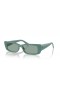 Ray-Ban RB4425 Teru Bio-Base de M (54 - 17) con lentes de color Verde y Verde Gafas de sol de montura