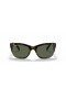 Ray-Ban RB4216 L (56 - 20) con lentes de color Verde y la Tortuga Gafas de sol de montura