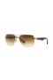 Ray-Ban RB3483 L (60 - 16) con lentes Marrones y Gafas de sol de montura de Oro