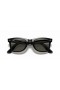 Ray-Ban RB2140 Wayfarer Claro Evolucionar L (50 - 22) con Gris y lentes de marco Negro, Gafas de sol