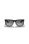 Ray-Ban RB4165 Justin Clásico S (54 - 16) con Gris y lentes de marco Negro, Gafas de sol