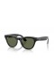 Ray-Ban RW4010 Ray-Ban | Meta Skyler M (52 - 20) con lentes de color Verde y Negro Gafas de sol de montura