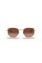Ray-Ban RB3548N Hexagonal Plana Lentes M (51 - 21) con lentes Marrones y Cobre Gafas de sol de montura