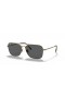 Ray-Ban RB8136 Caravana de Titanio XL (58 - 15) con Gris lentes y Gafas de sol de montura Amarilla