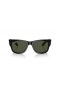 Ray-Ban RB0840S Mega Caminante M (51 - 21) con lentes de color Verde y Negro Gafas de sol de montura