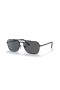 Ray-Ban RB3636 Caravana Nueva XL (58 - 15) con Gris y lentes de marco Negro, Gafas de sol