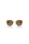 Ray-Ban RB9565S Jack Niños M (47 - 19) con lentes Marrones y Gafas de sol de montura de Oro