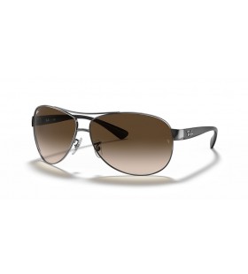 Ray-Ban RB3386 XXL (67 - 13) con lentes Marrones y Gafas de sol de montura de Plata