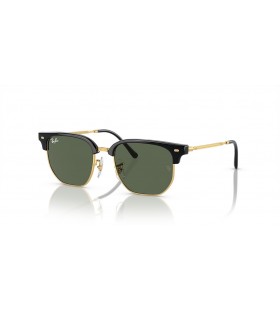 Ray-Ban RB9116S Nueva Clubmaster NiÃ±os XL (47 - 17) con lentes de color Verde y Negro Gafas de sol de montura