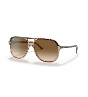 Ray-Ban RB2198 proyecto de Ley XS (56 - 14) con lentes Marrones y la Tortuga Gafas de sol de montura