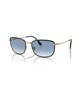 Ray-Ban RB3705 XL (57 - 19) con lentes Azules y Negro Gafas de sol de montura