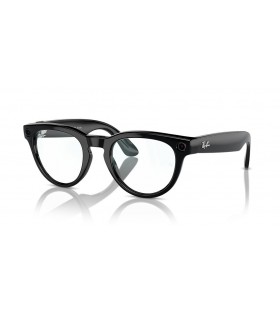 Ray-Ban RW4009 Ray-Ban | Meta Techo M (50 - 23) con Transparente y lentes de marco Negro, Gafas de sol