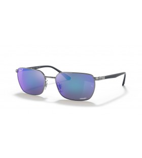 Ray-Ban RB3684CH Chromance XL (58 - 18) con Gris lentes y Gafas de sol de montura de Plata