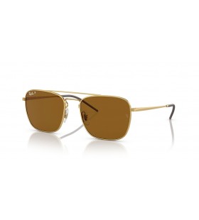 Ray-Ban RB3588 L (55 - 19) con lentes Marrones y Gafas de sol de montura de Oro