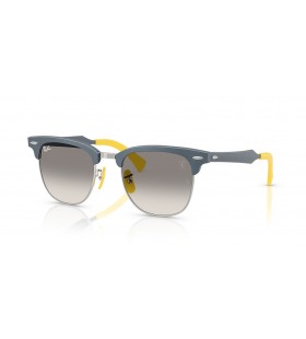Ray-Ban RB3807M de la Scuderia Ferrari de Colección L (51 - 21) con Gris lentes y Gafas de sol de montura Azul