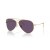 Ray-Ban RBR0101S Aviador Inversa XXL (62 - 11) con Violeta de lentes y Gafas de sol de montura de Oro