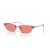 Ray-Ban RB3731 Anh Bio-Base de M (63 - 15) con lentes de color Rosa y Plata Gafas de sol de montura