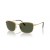 Ray-Ban RB3705 XXL (60 - 19) con lentes de color Verde y Oro, Gafas de sol de montura