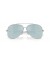 Ray-Ban RBR0101S ليني كرافيتز X الطيار العكسي L (59 - 11) مع الفضة العدسات و النظارات الشمسية الإطار الفضي