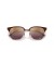 Ray-Ban RB4416F جديدة Clubmaster XXL (55 - 20) مع الأحمر العدسات و النظارات الشمسية الإطار الأحمر