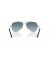 Ray-Ban RB3625 جديدة الطيار L (58 - 14) مع العدسات الزرقاء والفضية نظارات الإطار