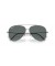 Ray-Ban RBR0101S الطيار العكسي L (59 - 11) مع العدسات الرمادية والفضية نظارات الإطار