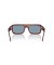 Ray-Ban RB4454 لوكاس الحيوي القائم XL (56 - 20) مع الأزرق العدسات البني نظارات الإطار
