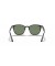 Ray-Ban RB4258F L (52 - 20) مع الأخضر العدسات و النظارات الشمسية الإطار الأسود