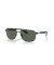 Ray-Ban RB3701 XXL (59 - 17) مع الأخضر العدسات و النظارات الشمسية الإطار الأسود