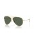 Ray-Ban RBR0101S الطيار عكس XXL (62 - 11) مع الأخضر العدسات الذهب الإطار النظارات الشمسية