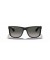 Ray-Ban RB4165 جاستن الكلاسيكية S (54 - 16) مع العدسات الرمادية و السوداء نظارات الإطار