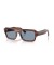 Ray-Ban RB4454 لوكاس الحيوي القائم لتر (53 - 20) مع الأزرق العدسات البني نظارات الإطار