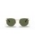Ray-Ban RB3548N سداسية شقة العدسات S (48 - 21) مع الأخضر العدسات الذهب الإطار النظارات الشمسية