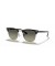 Ray-Ban RB3716 Clubmaster المعادن L (51 - 21) مع العدسات الرمادية و السوداء نظارات الإطار