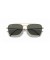 Ray-Ban RB8136M القافلة التيتانيوم XL (58 - 15) مع الأخضر العدسات الذهب الإطار النظارات الشمسية
