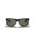 Ray-Ban RB4165 جاستن الكلاسيكية S (54 - 16) مع الأخضر العدسات و النظارات الشمسية الإطار الأسود