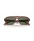 Ray-Ban RB4397 كوريجان الحيوي القائم م (54 - 20) مع الأخضر العدسات البني نظارات الإطار