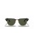 Ray-Ban RB2176 Clubmaster للطي L (51 - 21) مع الأخضر العدسات و النظارات الشمسية الإطار الأسود