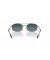 Ray-Ban RB3719 م (51 - 20) مع العدسات الزرقاء والفضية نظارات الإطار
