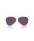 Ray-Ban RBR0101S الطيار عكس XXL (62 - 11) مع البنفسجي العدسات الذهب الإطار النظارات الشمسية