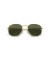 Ray-Ban RB8148 سداسية التيتانيوم م (51 - 21) مع الأخضر العدسات الذهب الإطار النظارات الشمسية