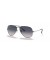 Ray-Ban RB3025 الطيار التدرج XXL (62 - 14) مع العدسات الزرقاء والفضية نظارات الإطار