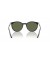 Ray-Ban RB2204 L (54 - 20) مع الأخضر العدسات و النظارات الشمسية الإطار الأسود