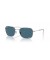 Ray-Ban RB3706 XL (57 - 20) مع العدسات الزرقاء والفضية نظارات الإطار